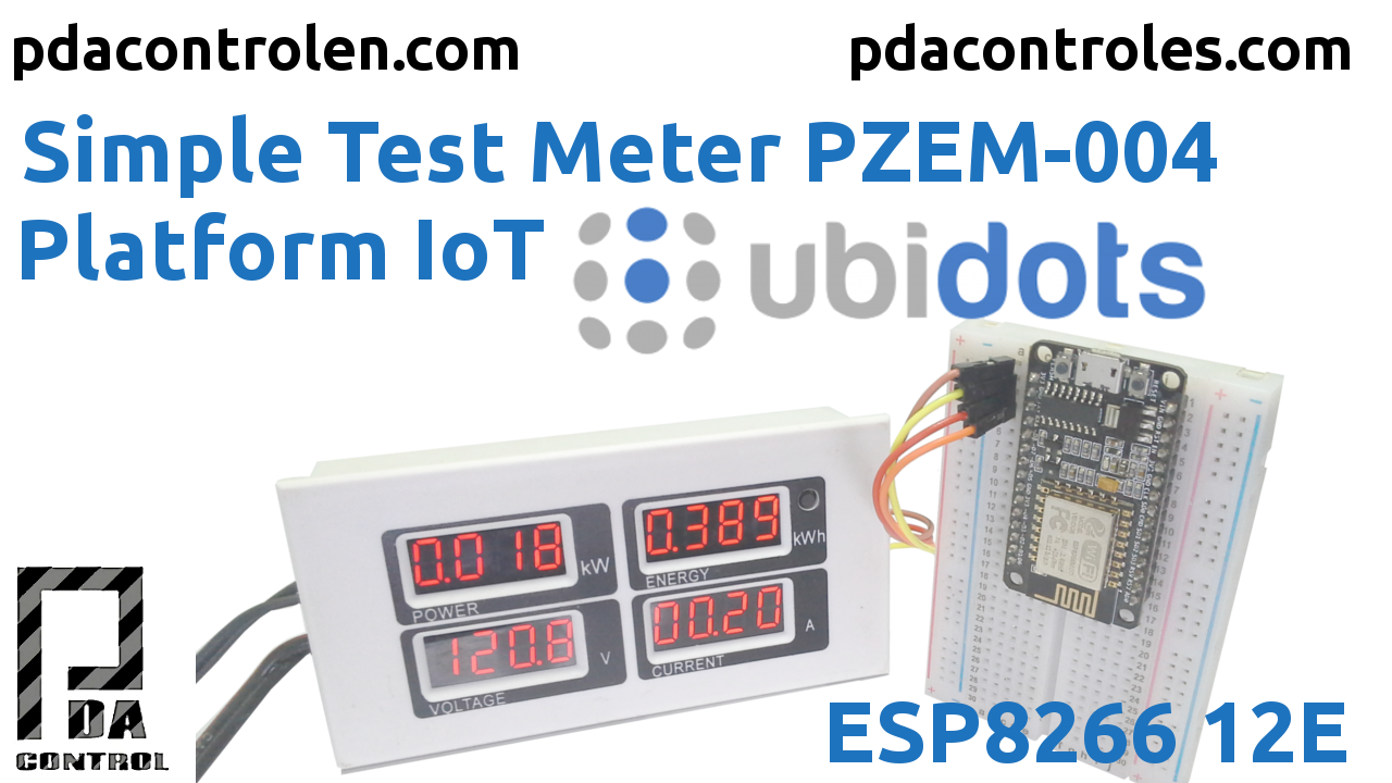 Medidor PZEM-004 + ESP8266 & Plataforma IoT Ubidots