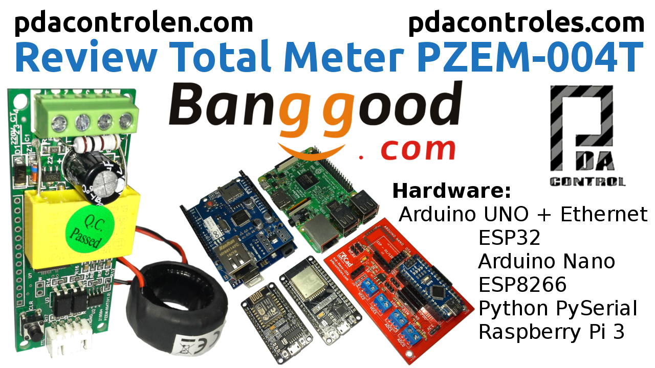 Medidor PZEM-004T con Arduino ESP32 ESP8266 Python & Raspberry Pi