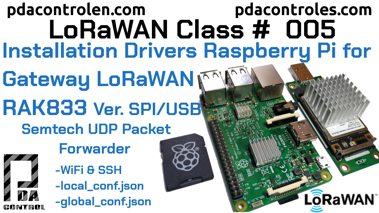 Instalar drivers y (UDP Packet Forwarder)  Raspberry Pi con Gateway RAK833 Version USB/SPI LoRaWAN #5