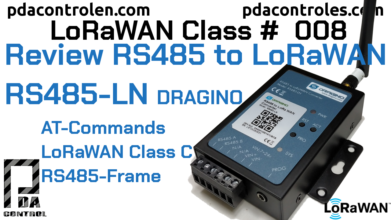 Revisión Convertidor RS485 to LoRaWAN RS485-LN de Dragino LoRaWAN #8