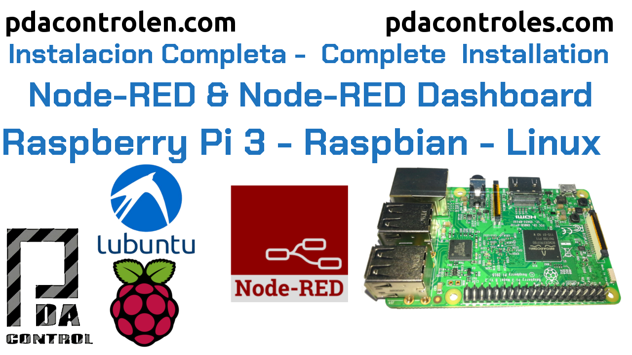 Instalación Fácil de Node-RED en Raspbian y SO Linux en General