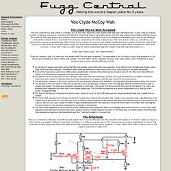 Vox Clyde McCoy Wah