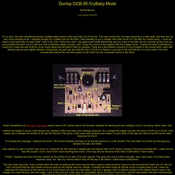 Modifying the Dunlop GCB-95 Wah Pedal