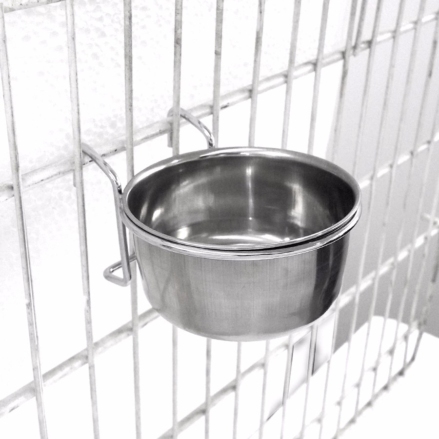 Pets at Home Hook On Stainless Steel Bowl Small