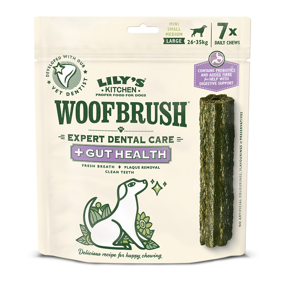 Lily's Kitchen Woofbrush Daily Dental Gut Health Dog Chews