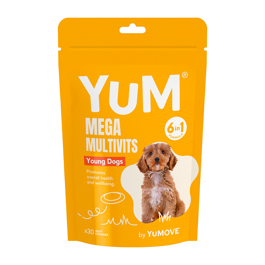 YuM Mega MultiVits 6 In 1 Young Dogs