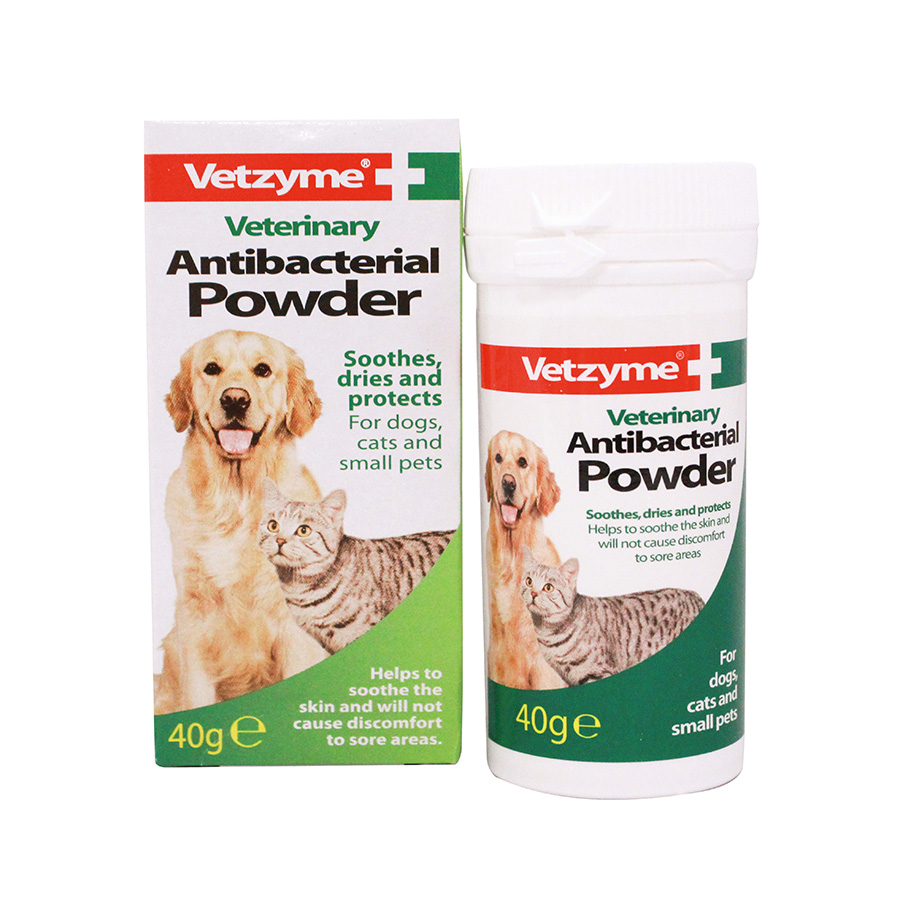 Vetzyme Antibacterial Powder For Cats & Dogs