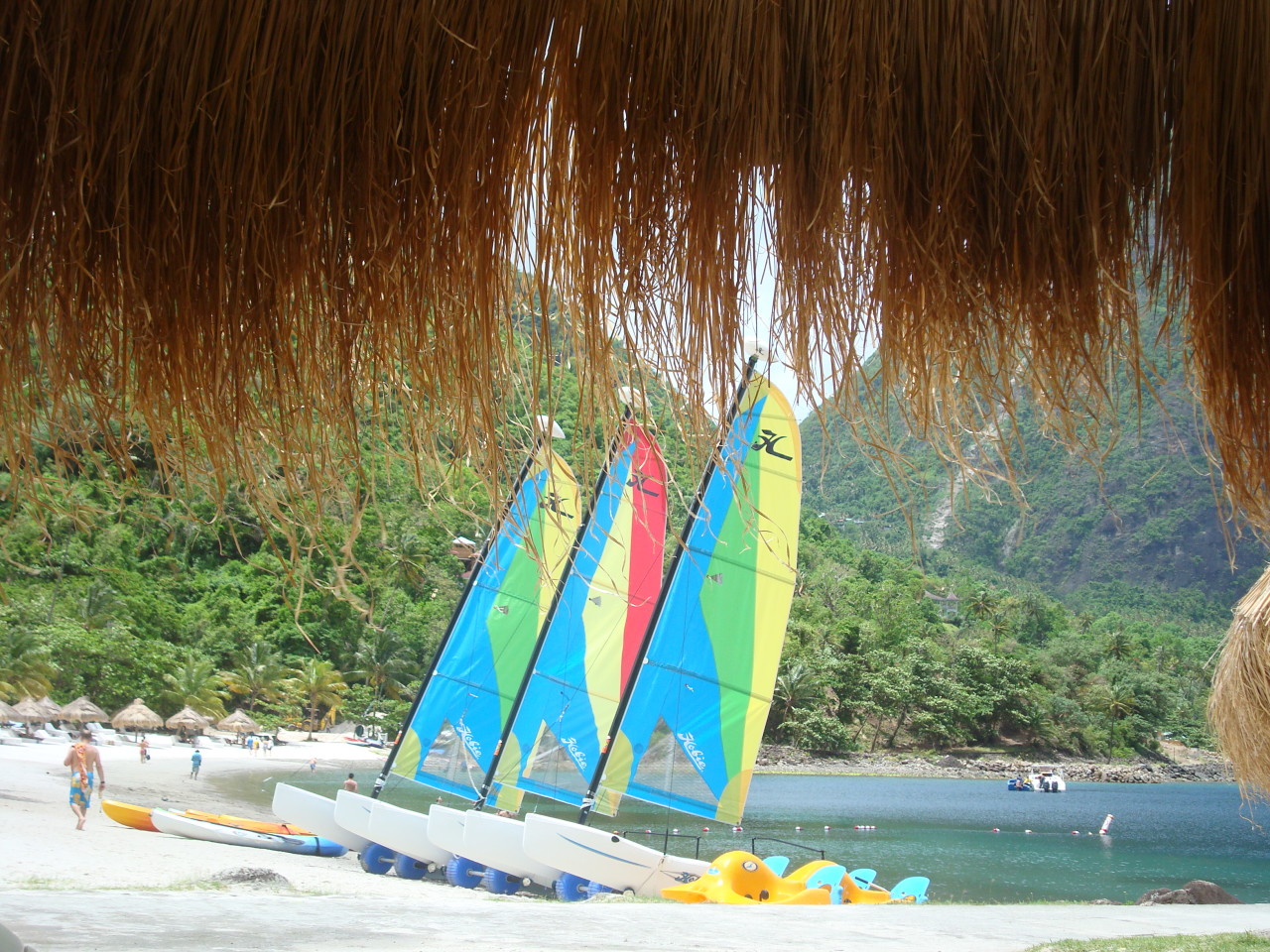 St. Lucia boat rental Sugar Beach