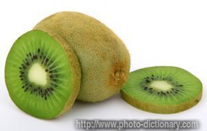 Kiwi - photo/picture definition - Kiwi word and phrase image