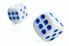 poker dices - photo/picture definition - poker dices word and phrase image