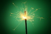 Christmas sparkler - photo/picture definition - Christmas sparkler word and phrase image