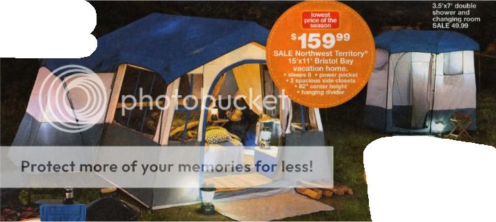 Kmart tents