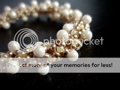 Bridal Champagne Bubbles Bracelet by Ocean Pearl Jewellery