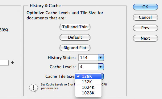 Photoshop CS6 Performance Tips