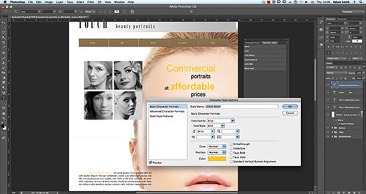 CS6 Tutorial - Formating Text In Photoshop CS6