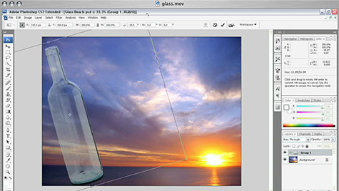 Click to launch the free Photoshop CS3 video tutorial from Total Training