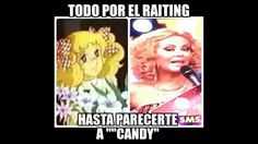 an image of two cartoon characters with the caption'too por el ratings hasta parecite mas a candy