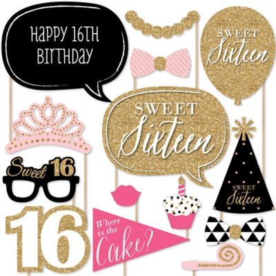 Sweet Sixteen Party Themes, Crowd Photo, Birthday Decors, Sweet Board, Sweet 16 Party Decorations, Diy Photo Booth Props, Lay Lay, Sweet 16 Photos, Sweet 16 Decorations