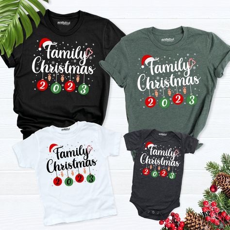 Natal, Christmas Matching Family Shirts, Family Christmas Shirt Ideas Matching, Christmas Tshirt Designs Family, Family Christmas Tshirt Ideas, Christmas T Shirt Ideas Family, Christmas T-shirts, Diy Christmas Shirts For Family, Christmas Tshirt Ideas Family