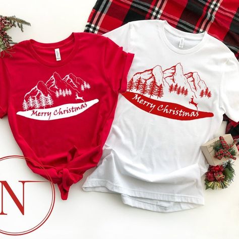 Christmas Nature shirt, Original Designed Christmas Shirt\ Original Christmas Designs Nature, Couple Pajamas Christmas, Christmas Nature, Champagne Shirt, Deer Shirt, Couples Christmas, Groom Shirts, Matching Christmas Shirts, Couple Pajamas