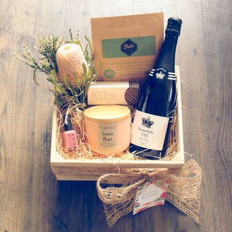 Thank You Hamper Ideas, Thank You Hamper, Thank You Gift Baskets, Hamper Ideas, Wagga Wagga, Bridesmaid Thank You, Gift Hamper, Gift Hampers, Crafty Diy