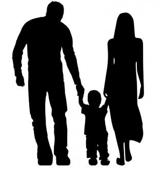 Mother Father And Baby, Silhouette Couple, Transférer Des Photos, Silhouette Family, Boy Silhouette, Couple Silhouette, Father And Baby, Parenting Boys, Siluete Umane