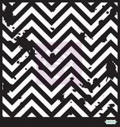 Prima 6x6 Mask: Distressed Chevron