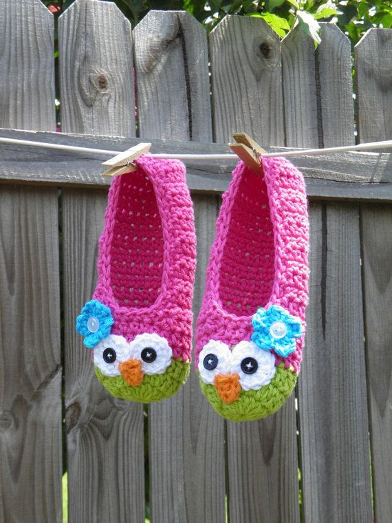 Owl slippers