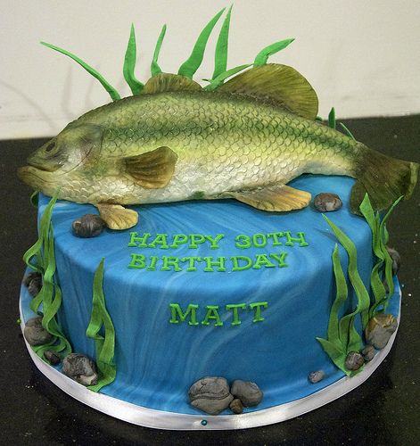 Bass cake...idea for Todds B-day