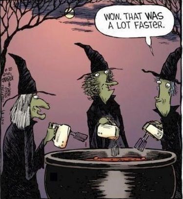 Hahaha! Cackle! For more funnies to pin to your friends: http://www.gypsynester.com/funny-pages.htm #funny #halloween #lol