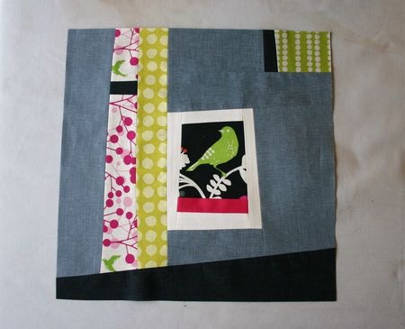 oh fransson... amazing quilt block using echino prints