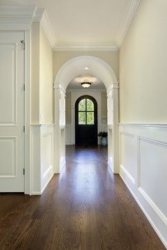 Benjamin Moore Natural Cream Walls, Trim is White Dove