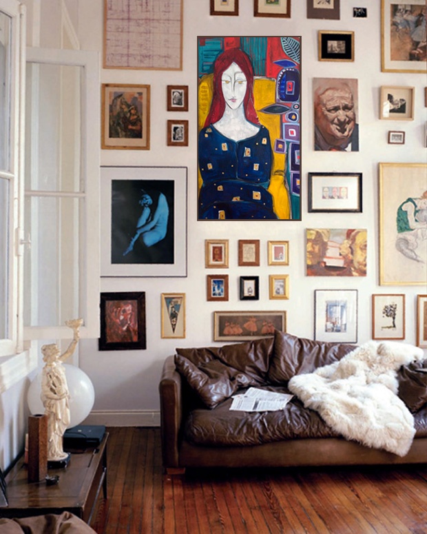 Artworks and comfort in decorating.