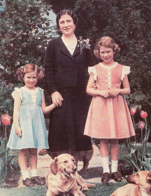 The Royal Family 1936  (Queen Elizabeth, Princess Elizabeth & Princess Margaret.)