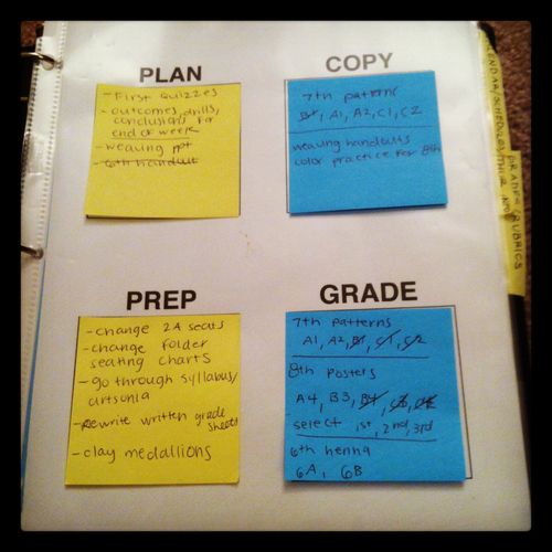 teachingtoday: This is such a simple idea I found online, but it is helping me SO MUCH with keeping organized this school year!  http://www.pinterest.com/pin/262616221993338018/