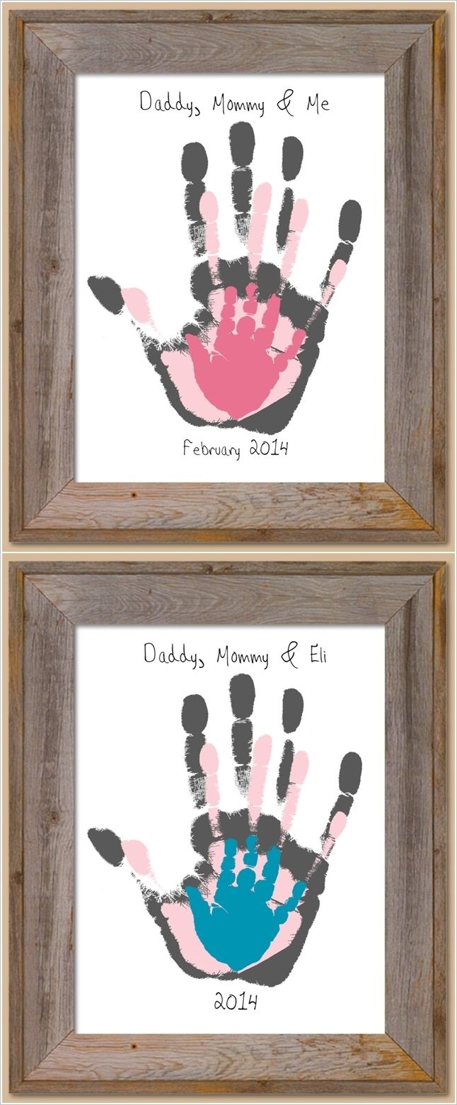 Family handprint, so sweet!