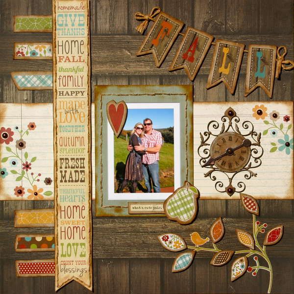 #papercraft #scrapbook #layout    Simple stories