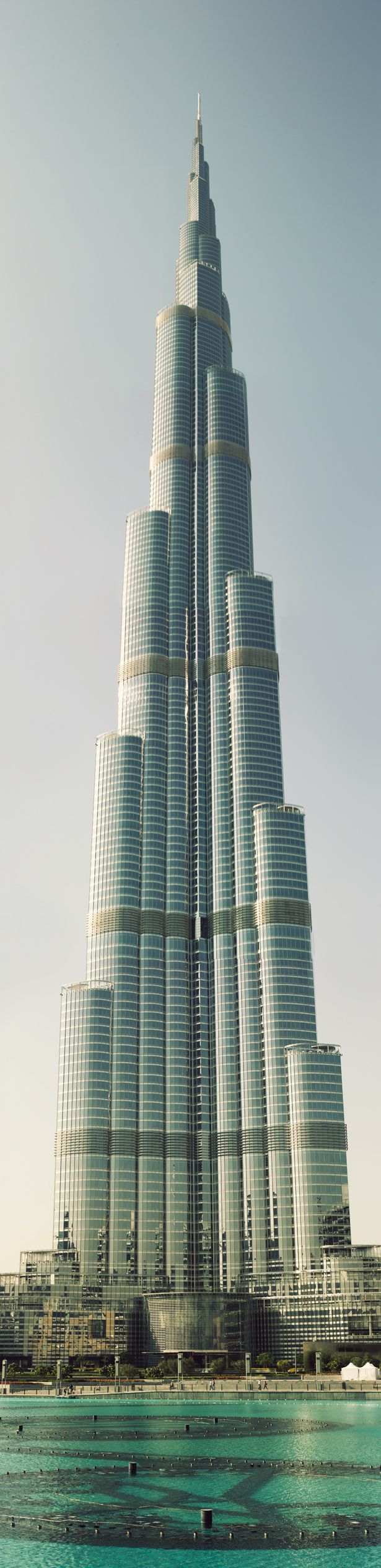 Tallest building in the world, The Burj Khalifa in Dubai.