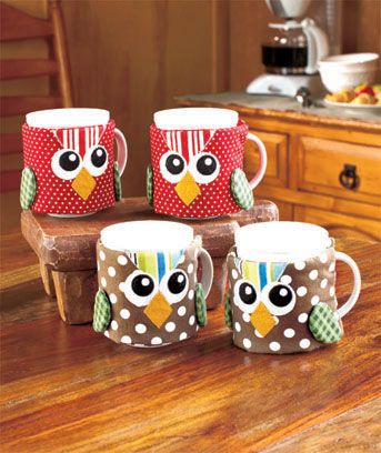 Set of 4 Mug Cozies