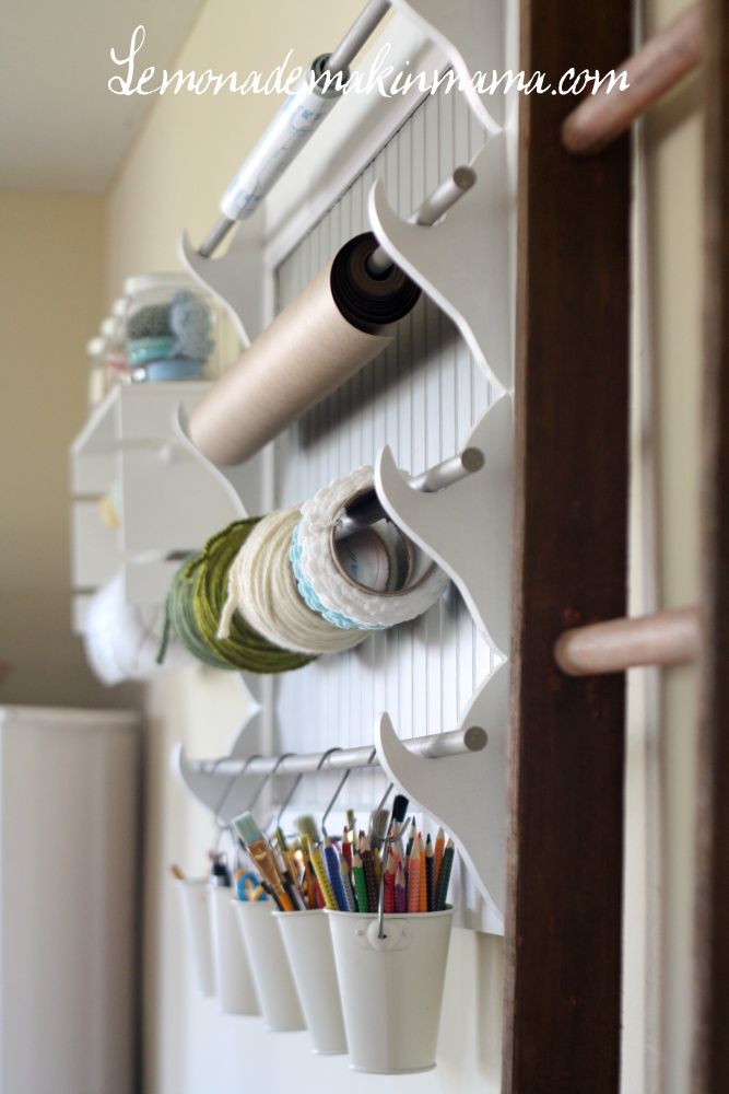 DIY craft organizer