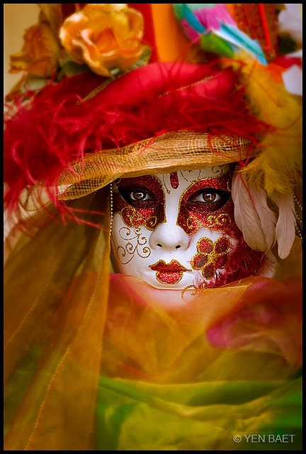 Wanna Face Paint the girls like the masks we saw in Venice years ago?