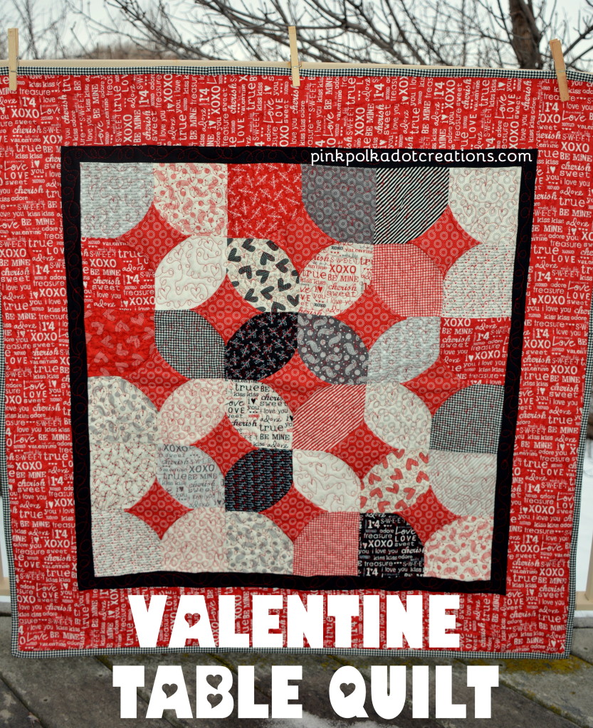 Valentine Table Quilt