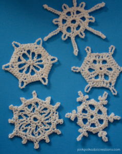 vintage crochet snowflake