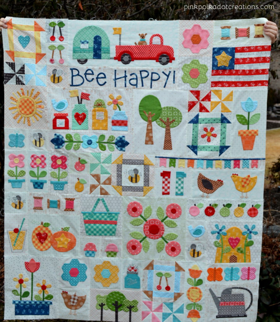 Bee Happy quilt-WIP