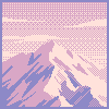 winter wonderland icon/pixelart