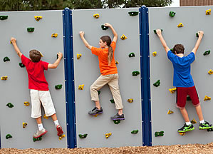 playground climbing wall