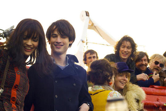 Talulah Riley, Tom Sturridge, Tom Brooke, Katherine Parkinson, Gemma Arterton, Ike Hamilton, Chris O'Dowd and Philip Seymour Hoffman in 'Pirate Radio.'