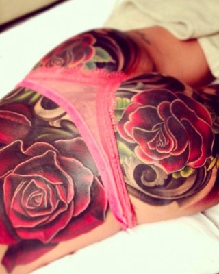 Cheryl Cole Reveals Scary Inspiration Behind English Roses Tattoo