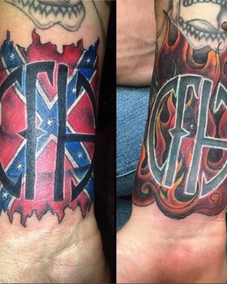 Paris Jackson’s Boyfriend Finally Covers Up “Racist” Confederate Flag Tattoo