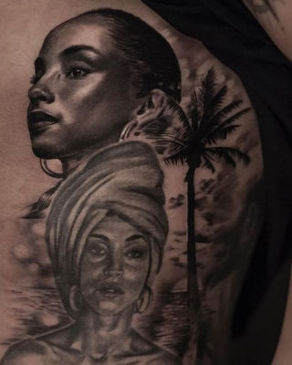 Drake Honors Sade Again With Another Portrait Tat